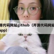 开源代码网站github（开源代码网站婚恋app）