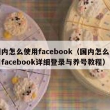 国内怎么使用facebook（国内怎么使用facebook详细登录与养号教程）