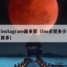 instagram最多赞（ins点赞多少算多）