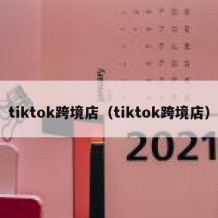 tiktok跨境店（tiktok跨境店）