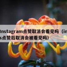 Instagram点赞取消会看见吗（ins点赞后取消会被看见吗）