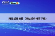 网站插件推荐（网站插件推荐下载）