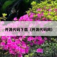 开源代码下载（开源代码网）
