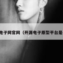 开源电子网官网（开源电子原型平台是什么）