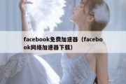 facebook免费加速器（facebook网络加速器下载）