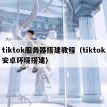 tiktok服务器搭建教程（tiktok安卓环境搭建）