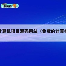 免费计算机项目源码网站（免费的计算机编程网）