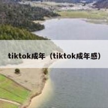 tiktok成年（tiktok成年感）