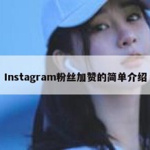 Instagram粉丝加赞的简单介绍