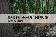 国内能用facebook吗（中国可以用facebook吗?）