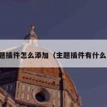 主题插件怎么添加（主题插件有什么用）