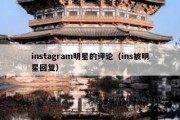 instagram明星的评论（ins被明星回复）