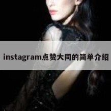 instagram点赞大同的简单介绍