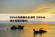 tiktok电商国内合法吗（tiktok境外电商好做吗）