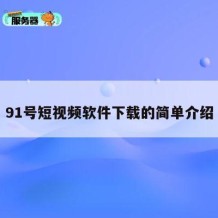 91号短视频软件下载的简单介绍