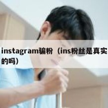 instagram骗粉（ins粉丝是真实的吗）