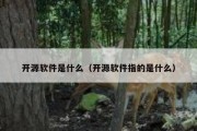 开源软件是什么（开源软件指的是什么）