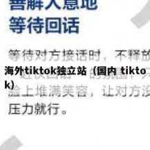 海外tiktok独立站（国内 tiktok）