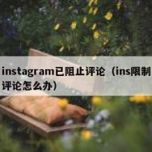 instagram已阻止评论（ins限制评论怎么办）