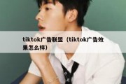 tiktok广告联盟（tiktok广告效果怎么样）