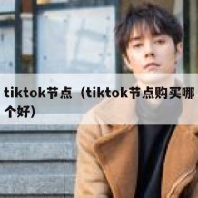 tiktok节点（tiktok节点购买哪个好）