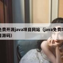 免费开源java项目网站（java免费项目源码）