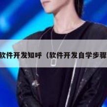 自学软件开发知呼（软件开发自学步骤视频）