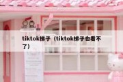 tiktok梯子（tiktok梯子也看不了）