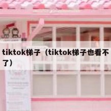 tiktok梯子（tiktok梯子也看不了）