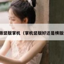 开源竖版掌机（掌机竖版好还是横版好）