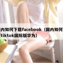 国内如何下载facebook（国内如何下载tiktok国际版华为）