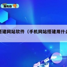 手机搭建网站软件（手机网站搭建用什么软件?）