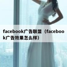 facebook广告联盟（facebook广告效果怎么样）