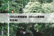 tiktok视频解析（tiktok视频解析在线）