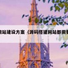 源码网站建设方案（源码搭建网站都需要修改什么）