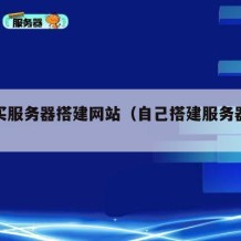 自己买服务器搭建网站（自己搭建服务器要钱吗）