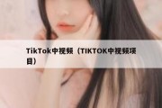 TikTok中视频（TIKTOK中视频项目）