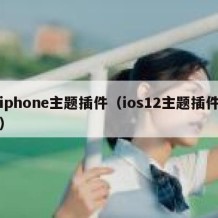 iphone主题插件（ios12主题插件）