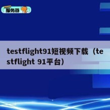testflight91短视频下载（testflight 91平台）