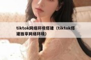 tiktok网络环境搭建（tiktok搭建独享网络环境）