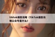 tiktok爆款攻略（TikTok爆款攻略公众号是什么）