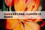 24小时全自助下单网站（24小时自助下单网站洛羽）