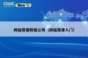 网站搭建教程公司（网站搭建入门）