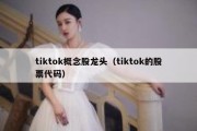 tiktok概念股龙头（tiktok的股票代码）