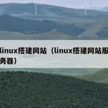 linux搭建网站（linux搭建网站服务器）