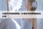 小程序代码源码网站（小程序代码源码网站怎么用）