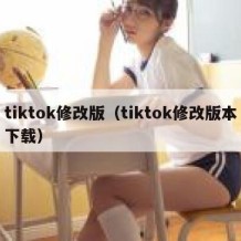 tiktok修改版（tiktok修改版本下载）