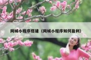 同城小程序搭建（同城小程序如何盈利）