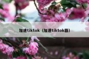 加速tiktok（加速tiktok器）