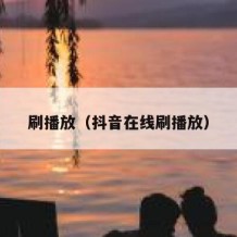 刷播放（抖音在线刷播放）